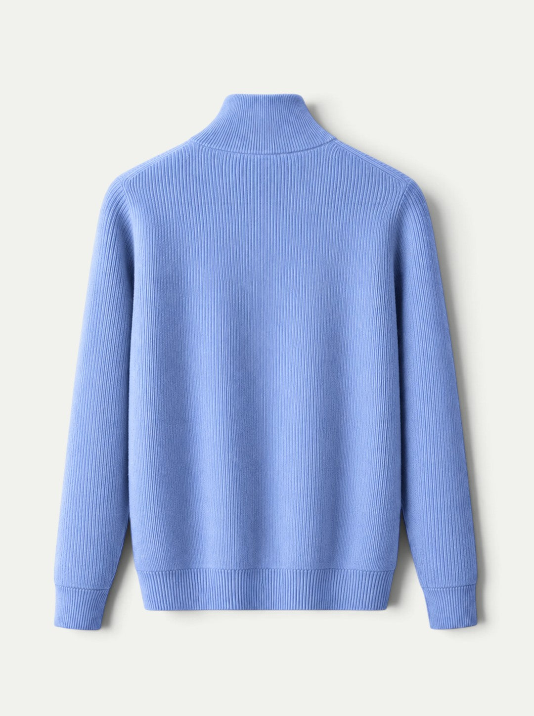 Sawyer Ribbed Cashmere Zip Cardigan