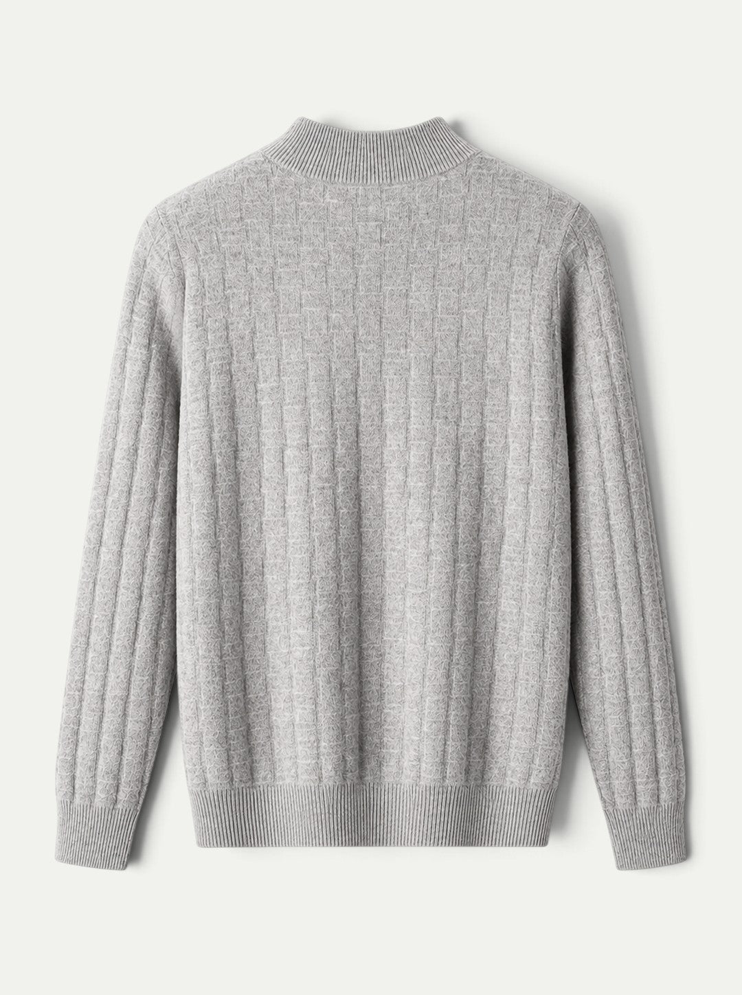 Mason Ribbed Cashmere Mock Neck