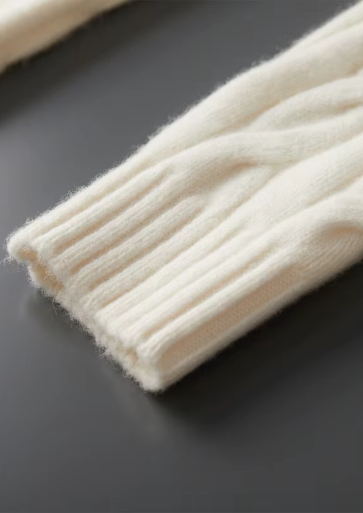 Everett Cable Cashmere Zip Cardigan