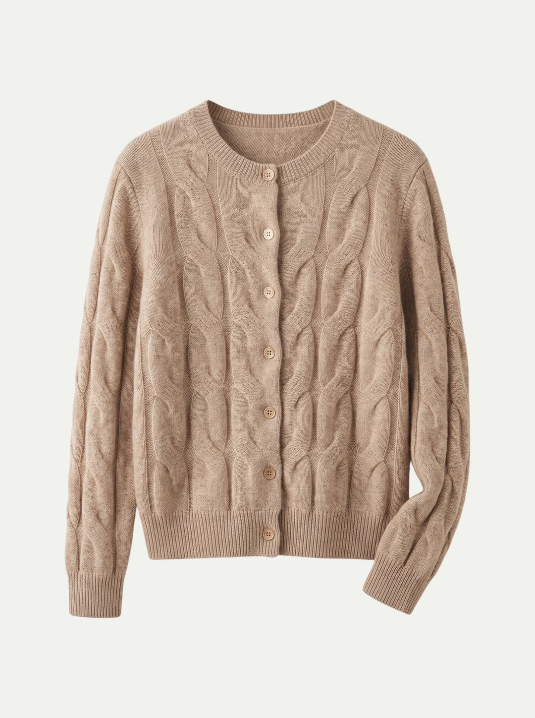 Madeline Cable Cashmere Cardigan