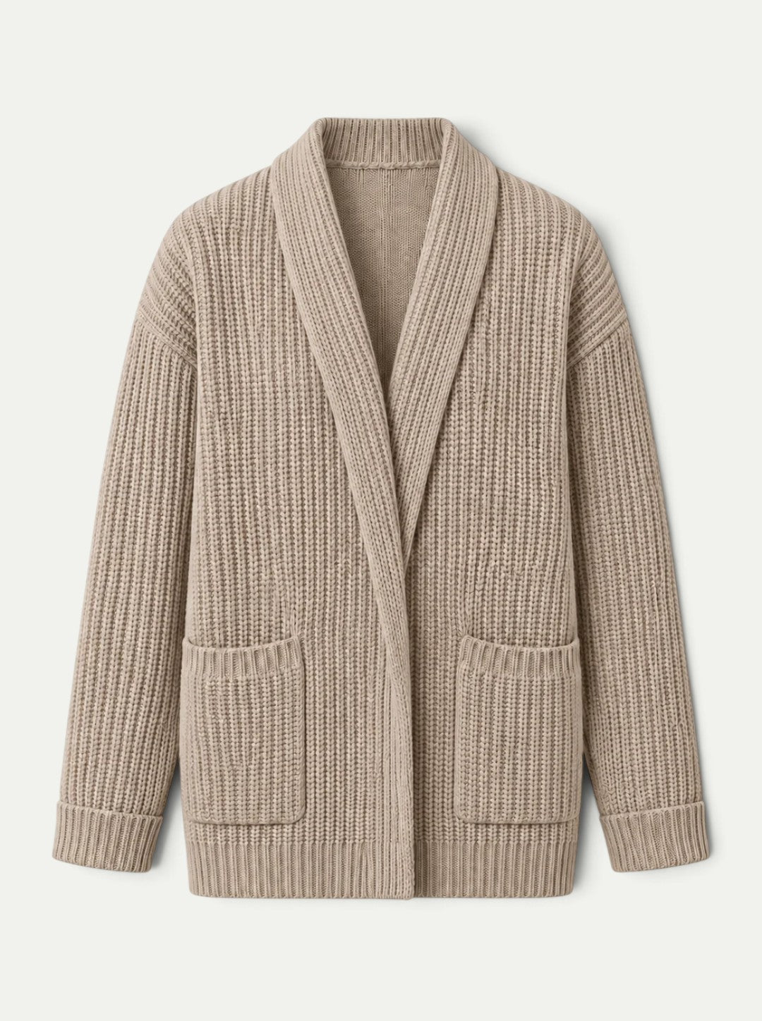 Sloane Ribbed Cashmere Cardigan