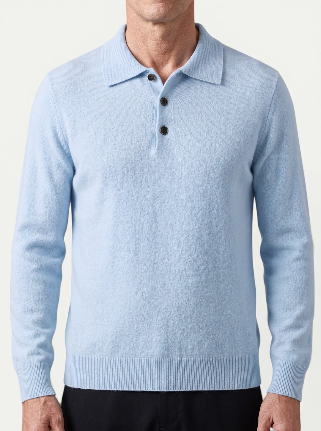 Preston Cashmere Polo Sweater